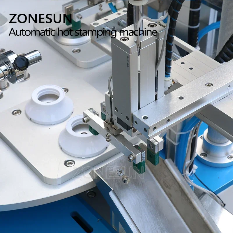ZONESUN ZY-819S Full Automatic Customized Hot Foil Stamping Embossing Machine Paper Plastic Leather Heat Press Machine