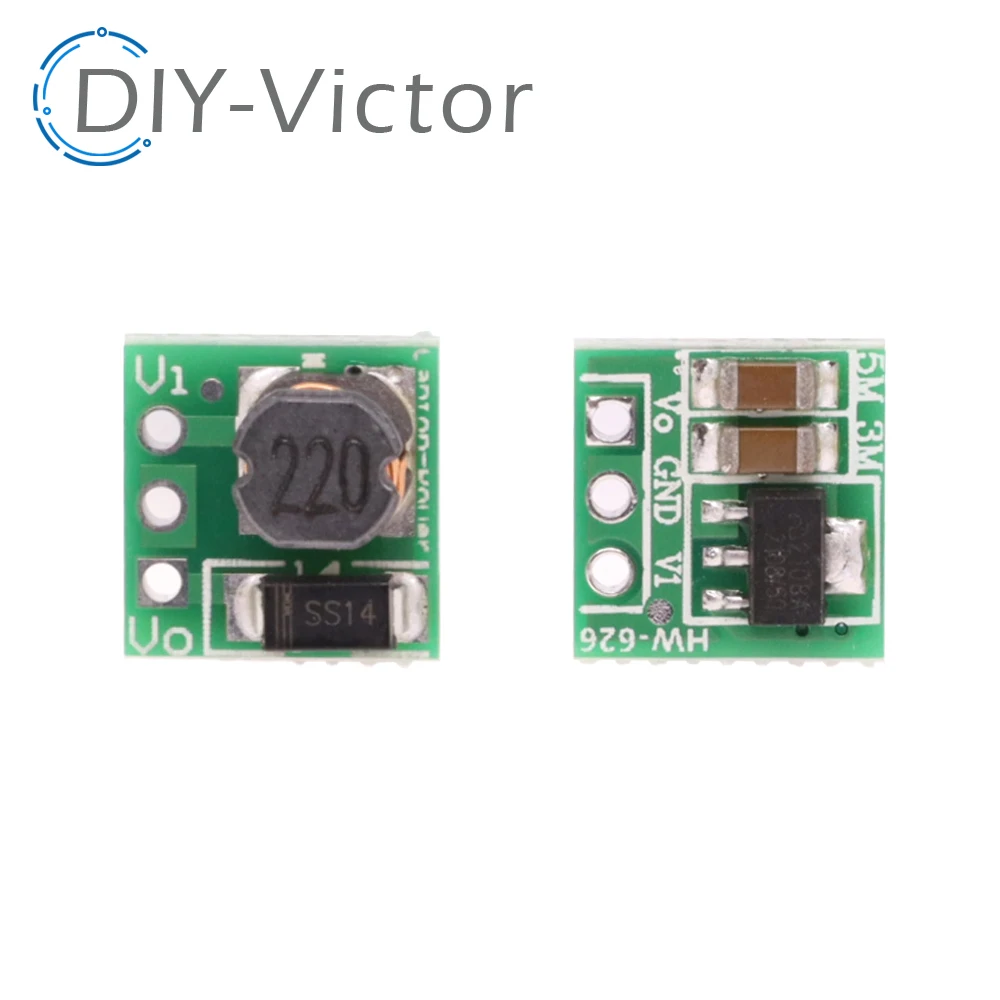 DC DC Converter Step Up Power Supply DC-DC Booster Buck Converter Board Step-Up 1.5V1.8V2.5V3V3.7V4.5V5V Voltage Regulator Power