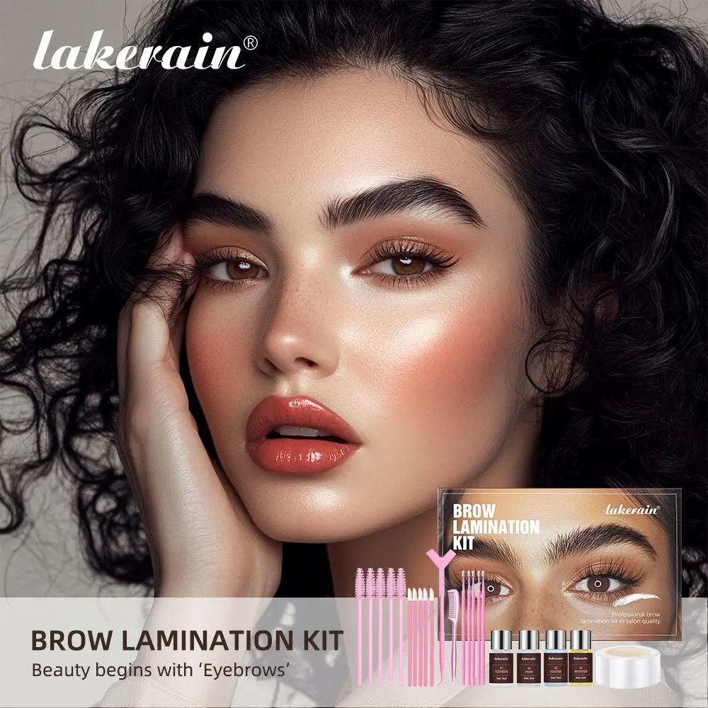 Eyebrow Lamination Perm Kit Fill Gap Between Eyebrows Natural Instant Lift Effect Professional Semi-permanent Brow Lift Perming Brow Lamination Kit
