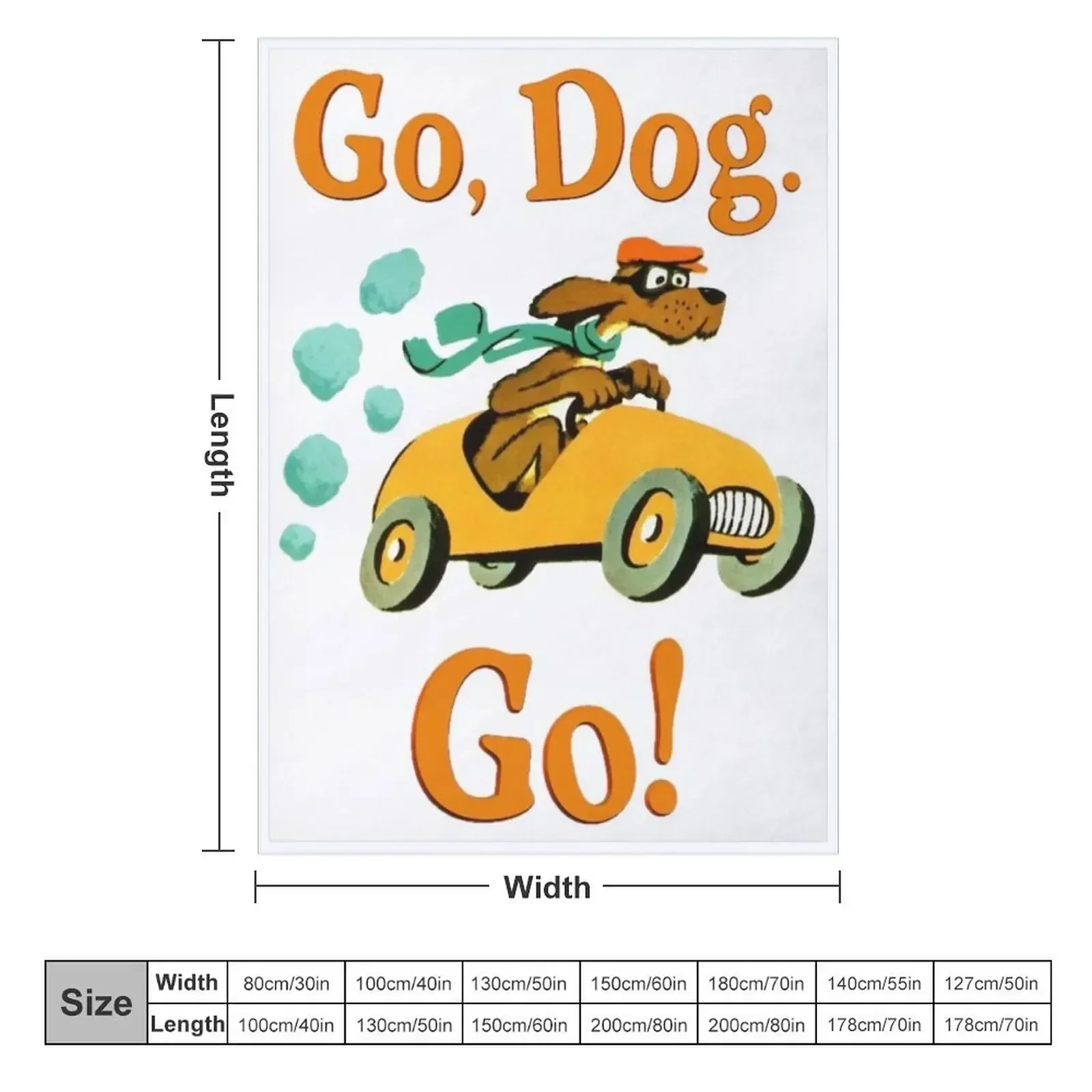 Go, Dog. Go! Throw Blanket Moving halloween Baby Blankets For Baby Designers Luxury Blankets