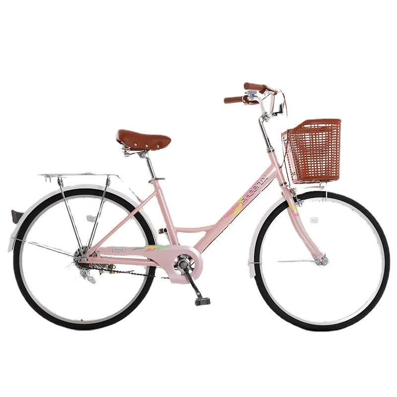 ZL Bicycle Bike Lightweight Shuttle Bus Retro Lady's Car Middle-Aged Bicycle Elf