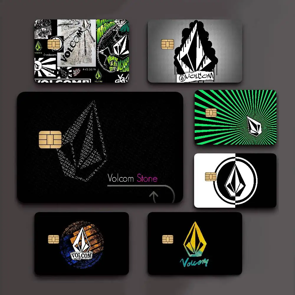 V-Volcom LOGO 100% Hot Sale Amine Credit Debit Bank Card Bus Card Film Skin Sticker