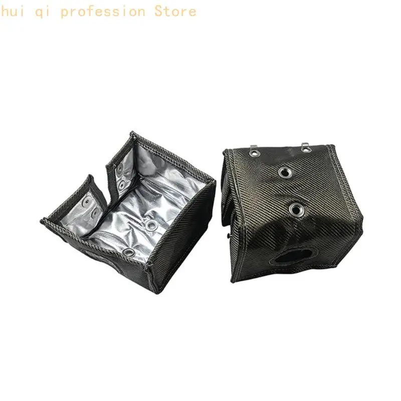 Engine Heat Cover for Small Equipment Basalt Fiber Fabric with Reflective Inner Lining, Tool Thermal and Dust Barrier for Daily