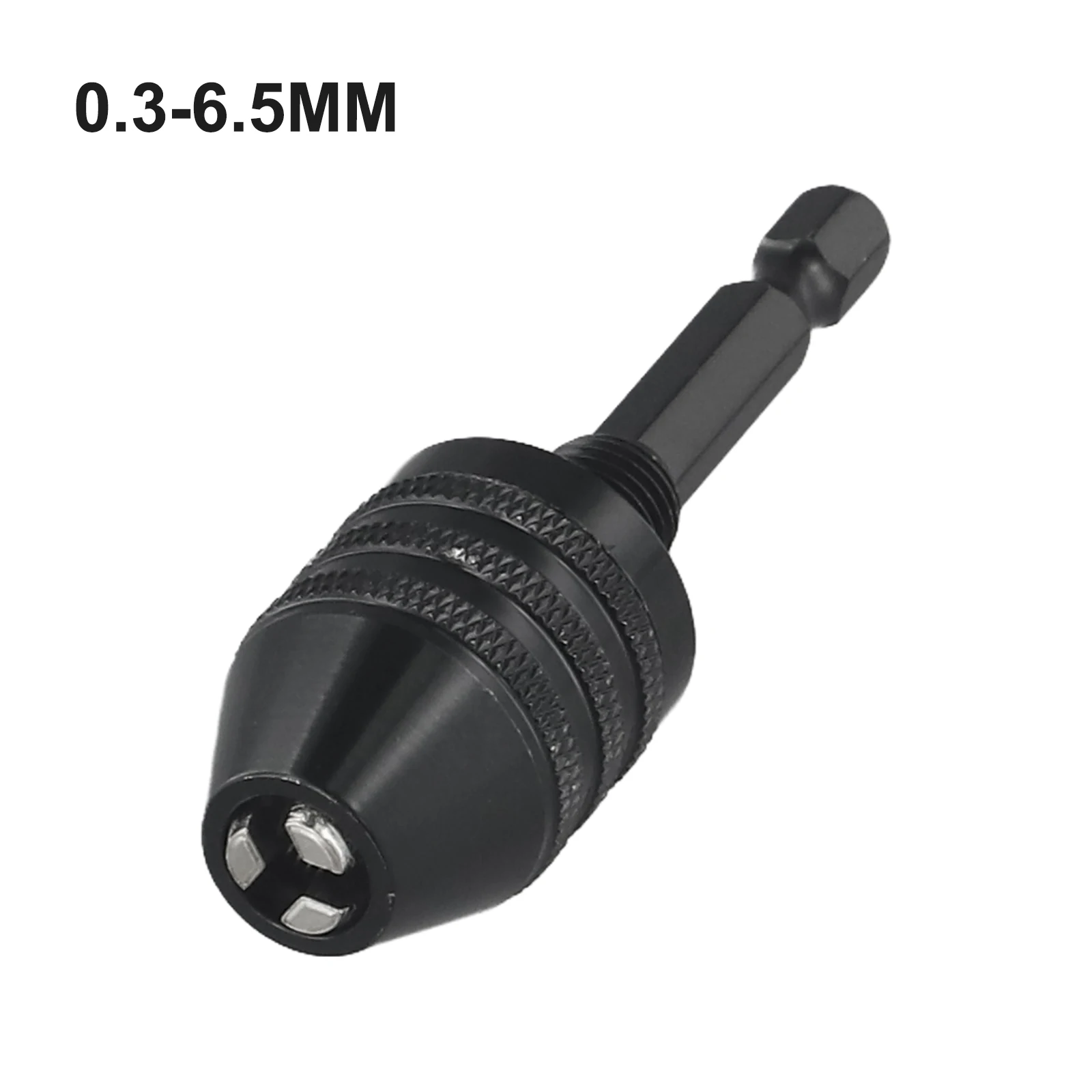 1pcs 1/4inch Keyless Chuck Conversion Hex Shank Adapter Drill Bit Quick Change Driver 0.3-3.4mm 0.3-6.5mm 0.8-8mm Drill Chuck