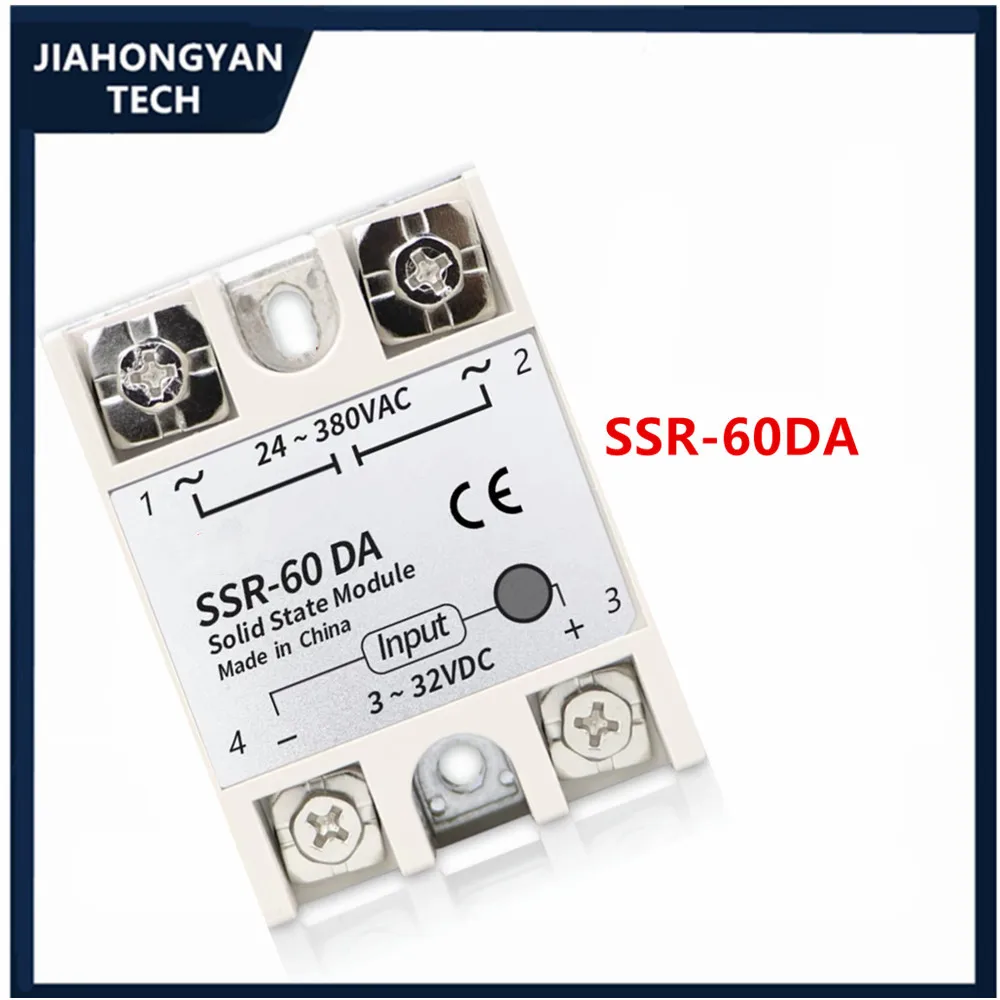 SSR-25DA SSR-40AA SSR-40DD 10A 25A 40A 60A 80A 100A DA DD AA твердотельный релейный модуль для контроля температуры PID