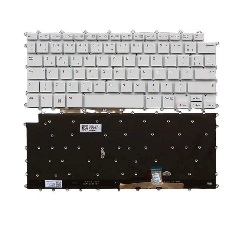 For LG Gram 14Z90Q 14Z90P 14T90R 14Z90R Laptop Replacement Keyboard RU/BR Language With Backlit