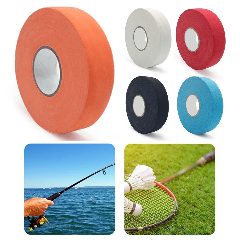 

2.5cm*25m Ice Hockey Grip Tape Multipurpose Anti-slip Colored Athletic Sport Tape Polyester Wear-resistant Hockey Stick-Tape New