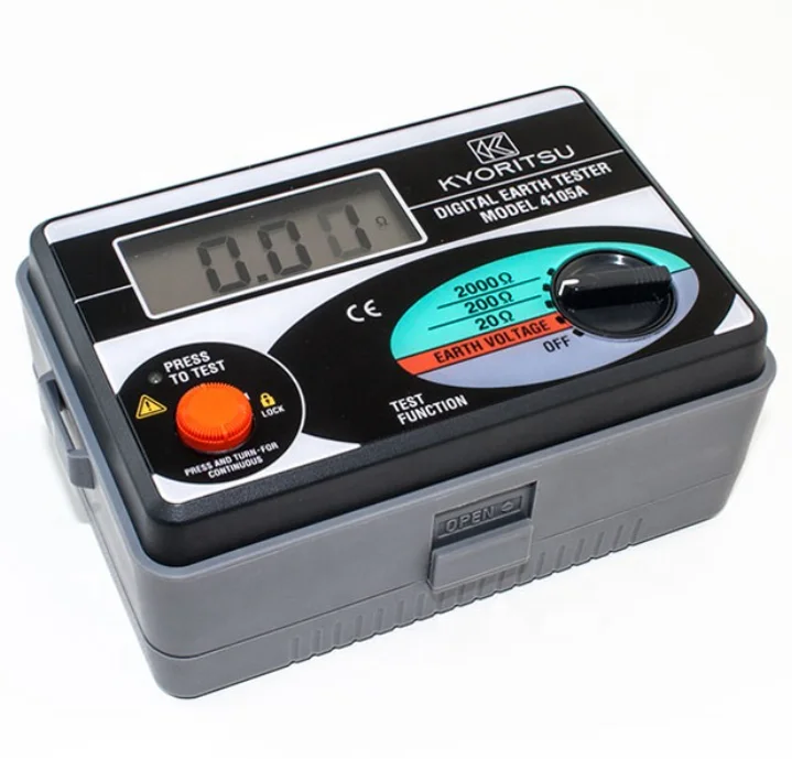 Neue KYORITSU ELECTRICAL INSTRUMENTS 4105A Digitaler Erdungswiderstandstester KEW4105A-2E