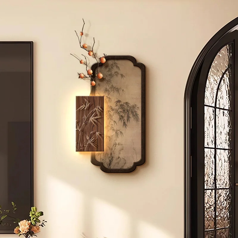 Living room decorative painting corner three-dimensional sandstone dining room wall pendant corner wall mural