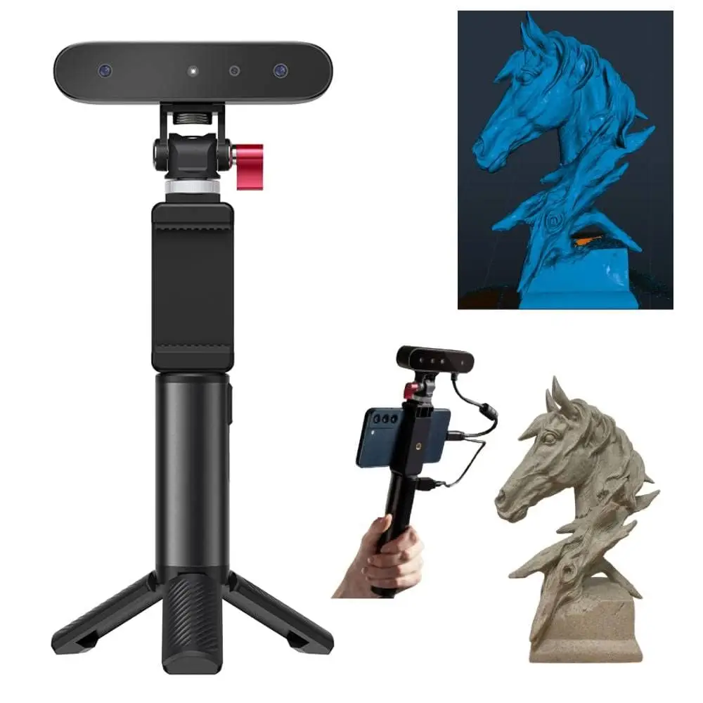 3D Handheld Scanner Dual Mode Scanning for 3D Pritnters High Precision 30fps Quick Scanning