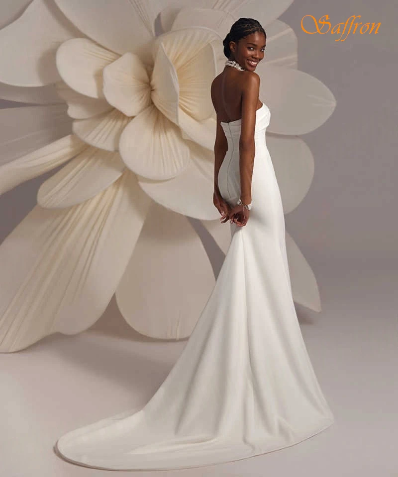 ที่กําหนดเอง Mermaid Strapless Elegant ชุดราตรีอย่างเป็นทางการและแฟชั่นโมเดิร์นพรหมชุดอารมณ์ Bespoke โอกาสชุด