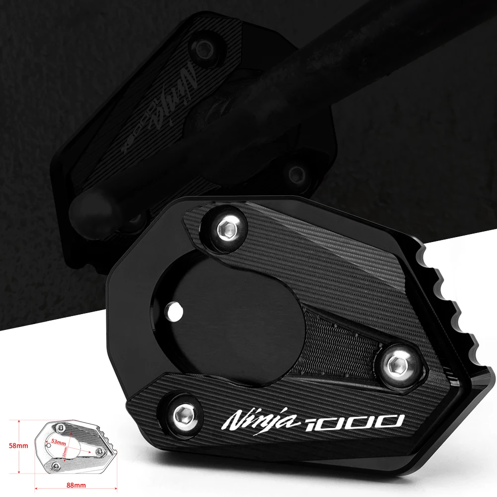 

2023 Motorcycle Side Stand Enlarge Extension Kickstand For Kawasaki Ninja 250 300 650 1000 1000sx ninja650 ninja1000 ninja1000sx