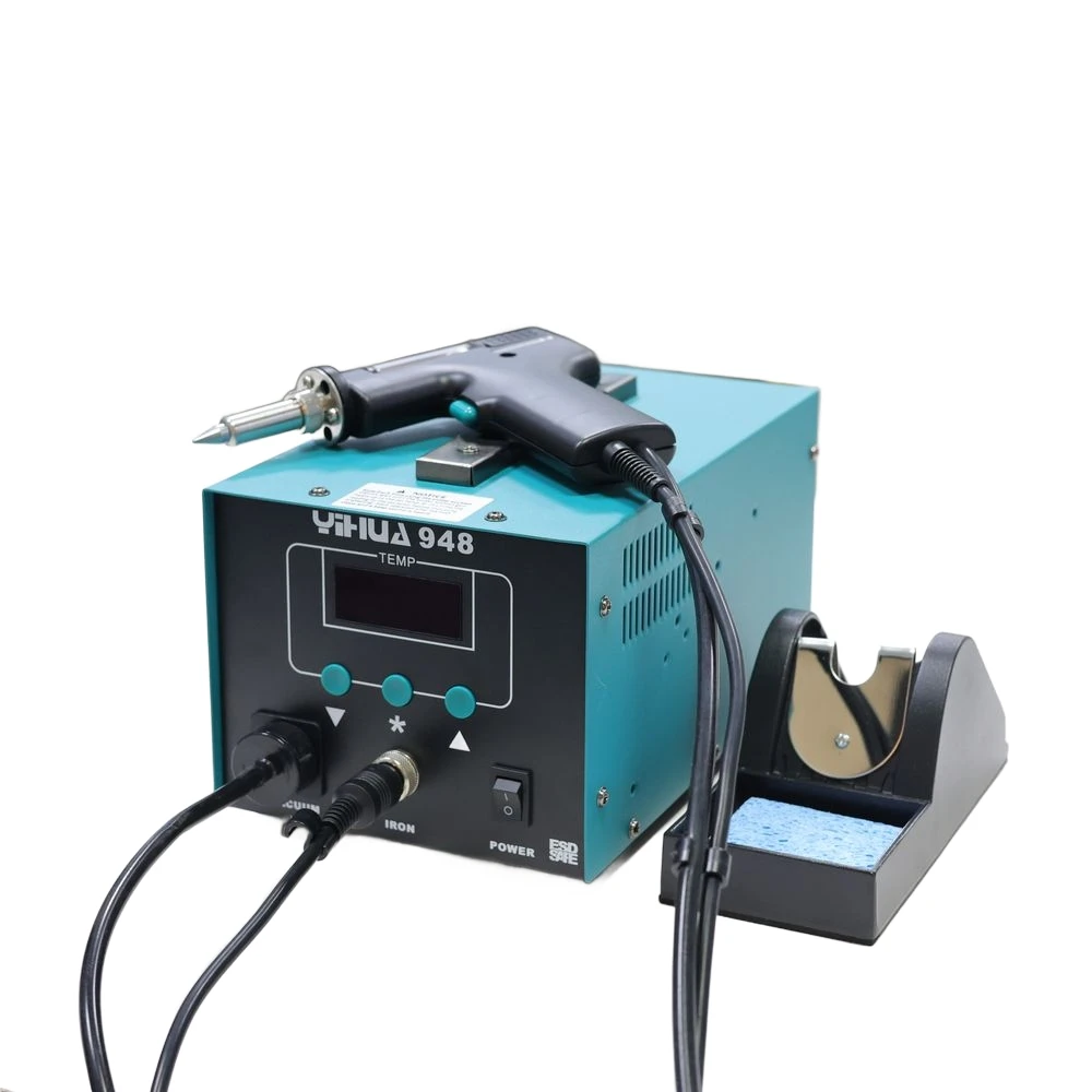 

YIHUA 948 ESD Safe 90W Soldering and Desoldering Station | Fast Heating | Digital Calibration