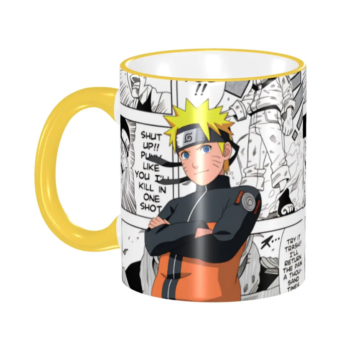 Individuell Gestaltbare N-Narutoes Uzumakis Narutos Keramiktasse Vintage-Design Comics Film Kaffeetasse Kreatives Geschenk