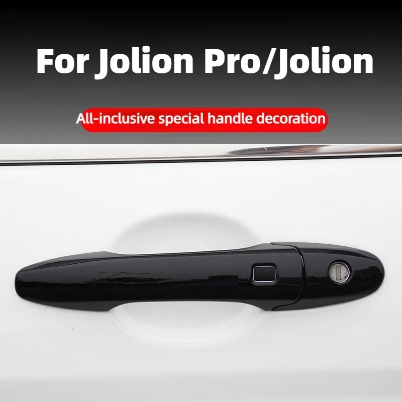 For Haval Jolion Accessories 2025/2024 Door Handle Trim Sticker-ABS,Round Edge Design,Scratch-Resistant,Self-Adhesive 2022-2023