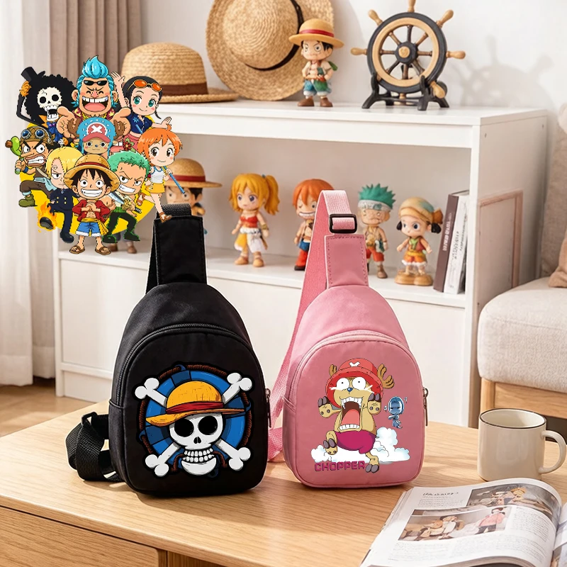 

Ones Piece Crossbody Bags Anime Zoro-Luffy-Cute Games Boys Man Waterproof Simple Hip Hop Chest Packet Single Small Shoulder Case