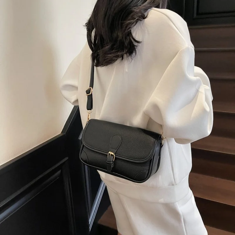 

Современная-элегантная новинка 2025 года, женская роскошная брендовая кожаная сумка на плечо, известный дизайнер, повседневная, популярная, элегантная ​