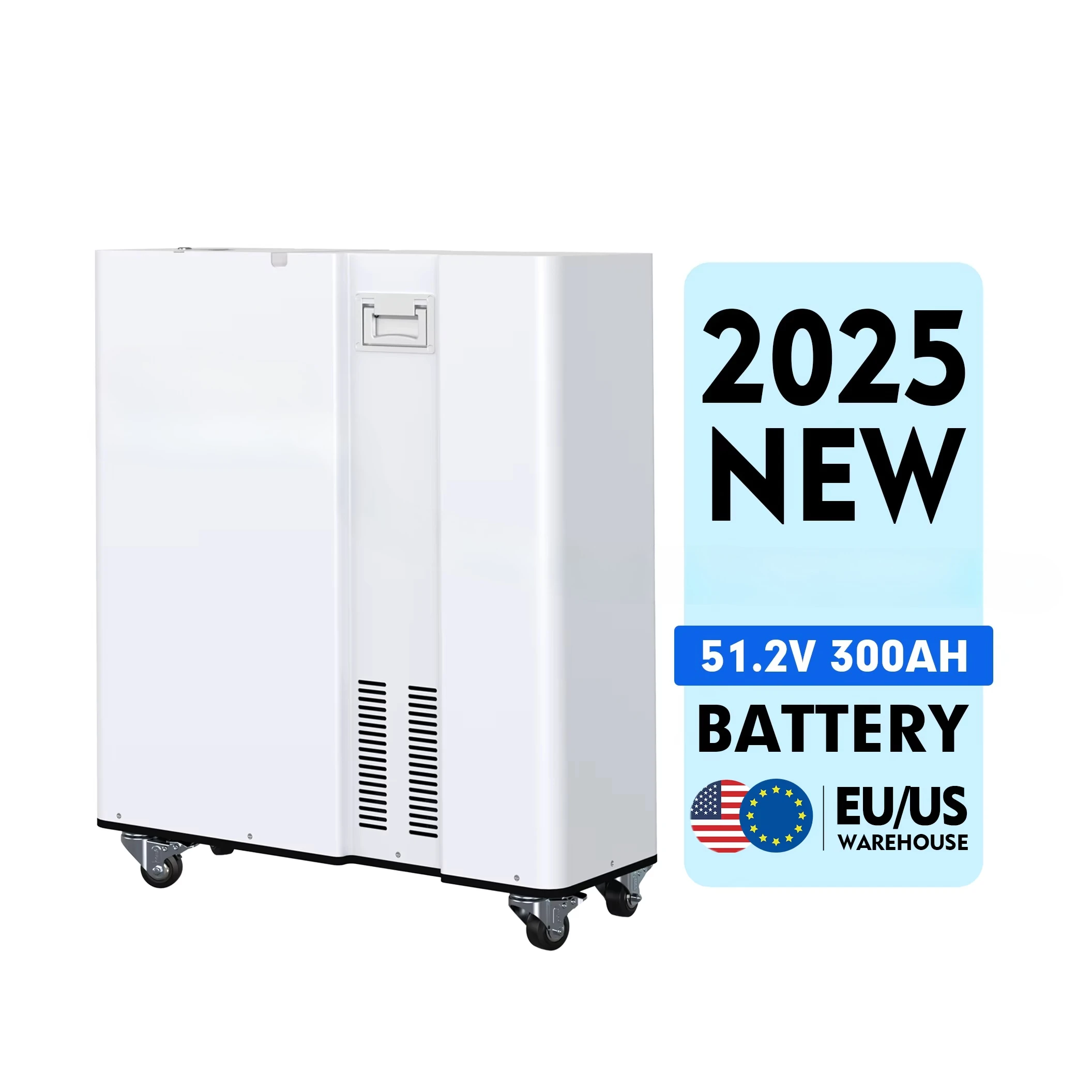 Docan Power NOON 16kWh 51.2V LiFePO4 314Ah بطارية شمسية متحركة عمودية جاهزة للاستخدام التوصيل والتشغيل