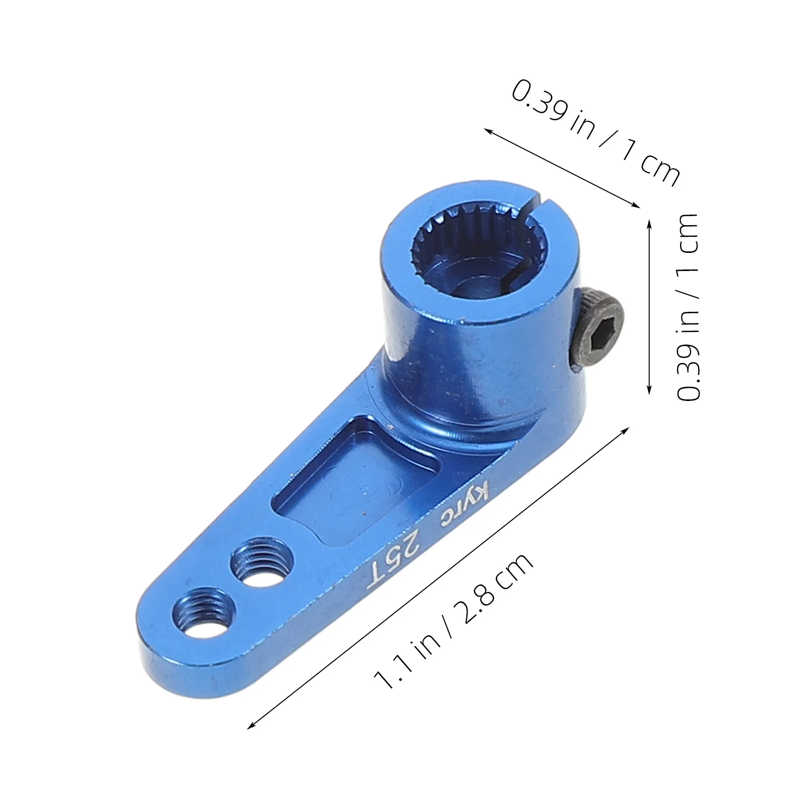 อะไหล่แขนโลหะ 3 ชิ้นสำหรับเครื่องบินบังคับวิทยุและรถยนต์ แกนบังคับเลี้ยวควบคุมความแม่นยำ ทนทาน ใช้งานได้ยาวนาน ออกแบบแข็งแรงสำหรับรีโมท