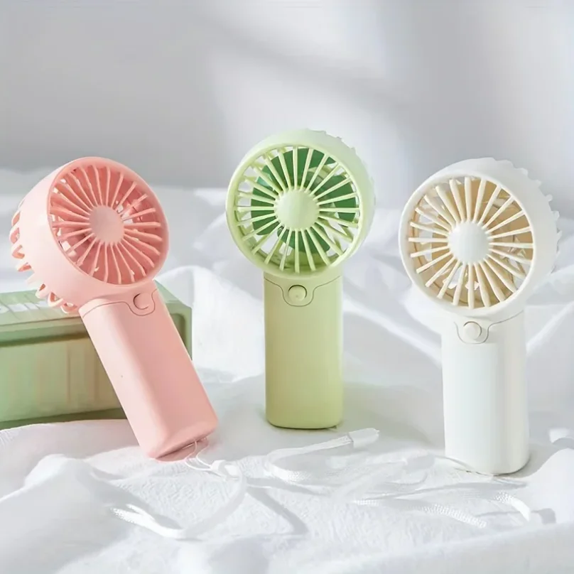 

Protable Mini Fan Convenient Creative Small Fan Handheld Pocket Hand-held Fan Lightweight Adjustable Cute Small Fa