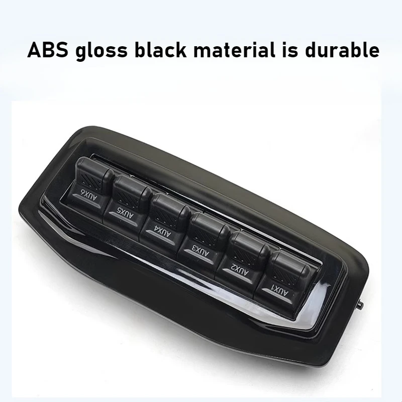 

6-way Aircraft Switch Spotlight Relay Control Box Searchlight Switch Off-Road Modified Accessories For Formula Leopard 5/8