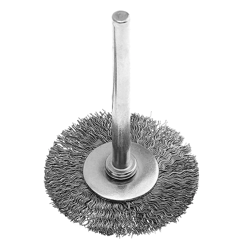 Flat End Wire Brushe Mini Wire Brush 25T Polishing Grinding Tool with Handle for Cleaning / Sanding / Polishing