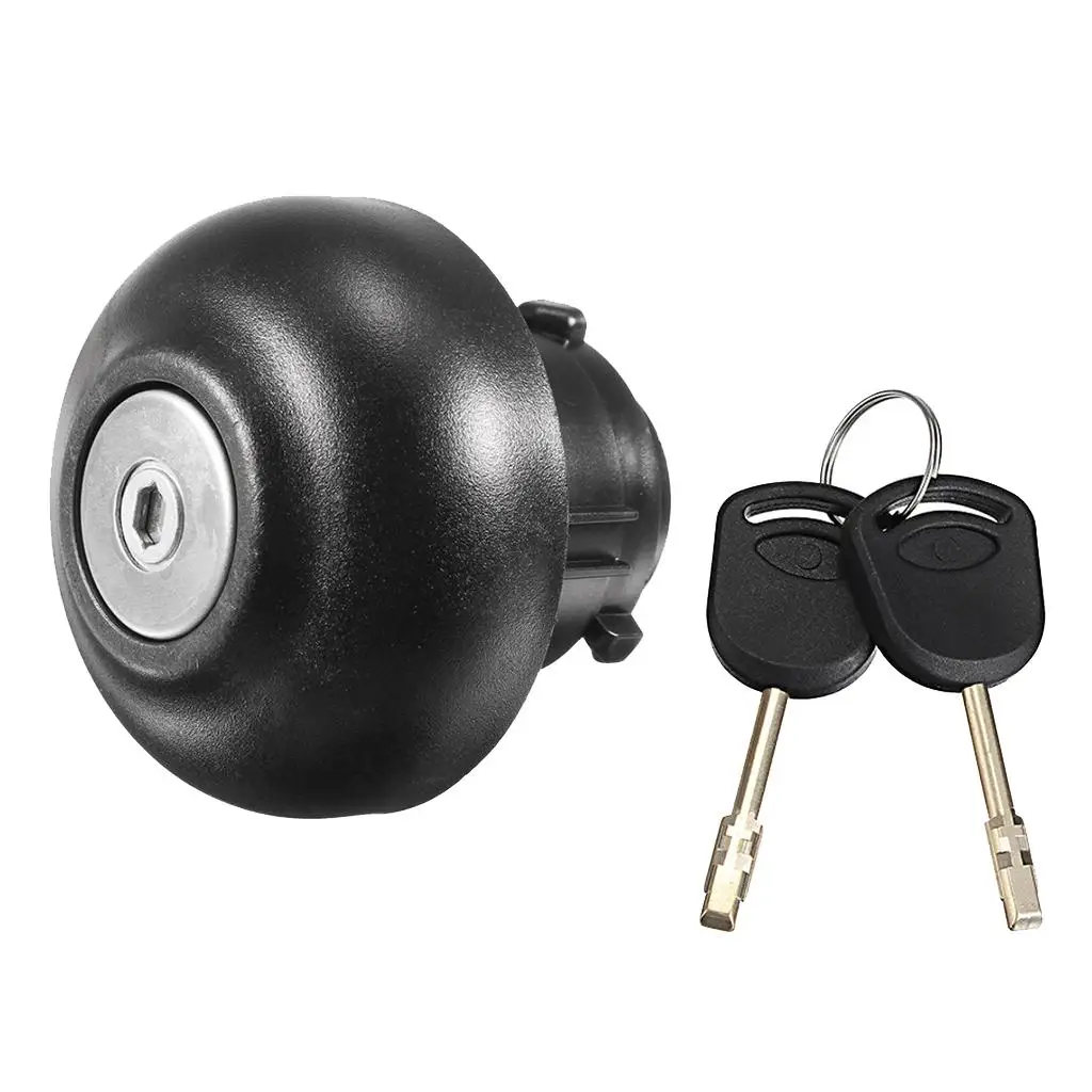 Locking The Fuel Cap Cover with two keys for 2006 2019 Gasoline