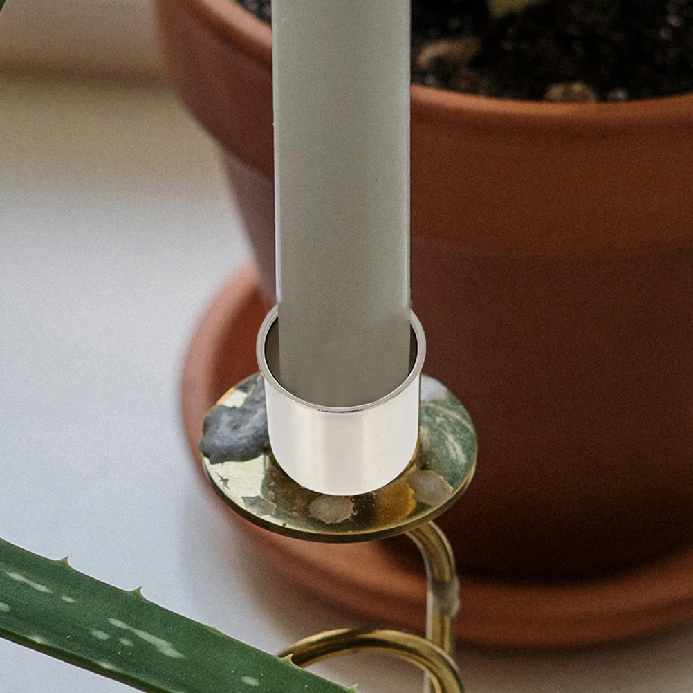 

8pcs Cups Metal Insert Votive Holder For Diy Making Decorative Tea Light Cup Household Wedding Party Bulk Holder