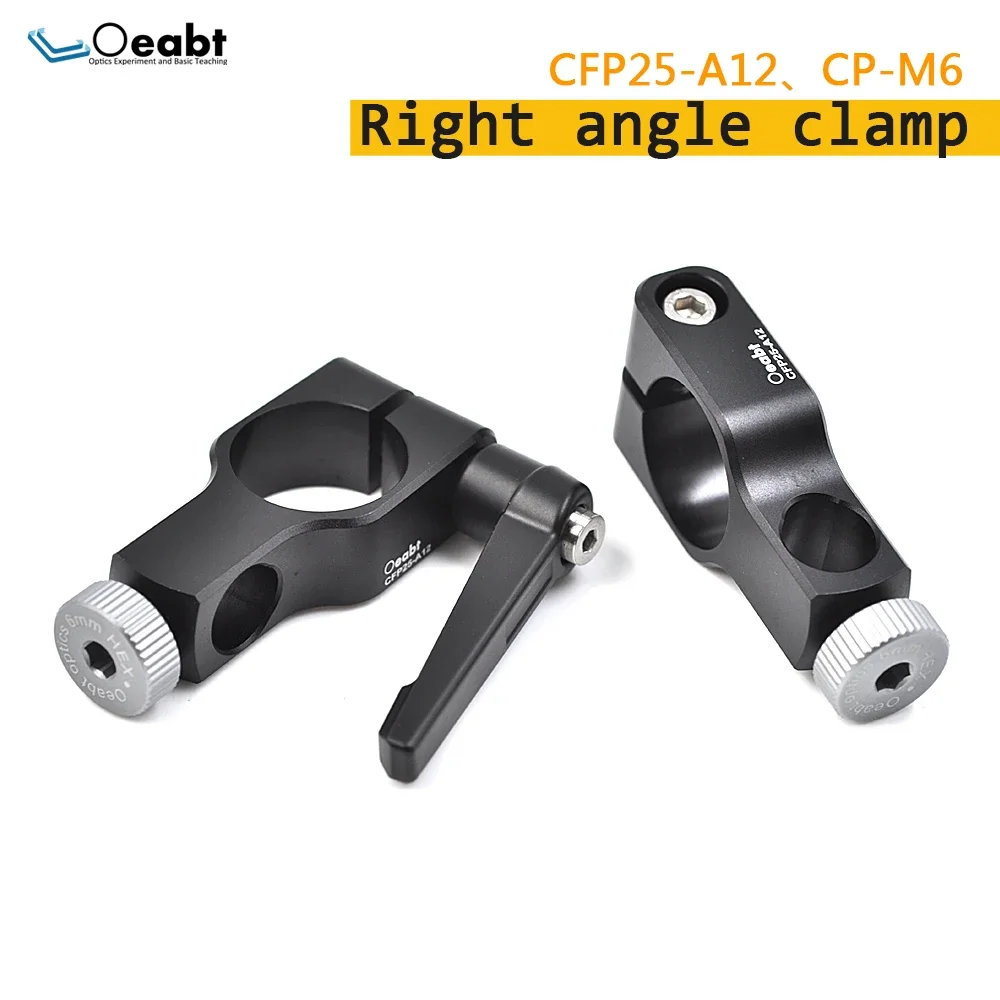 CFP25-A12 Đường Kính 25Mm Đến 12Mm Góc Phải Thanh Kết Nối Kẹp Thép Không Gỉ Thanh Kết Nối Chống Rối Cực Quang Thí Nghiệm
