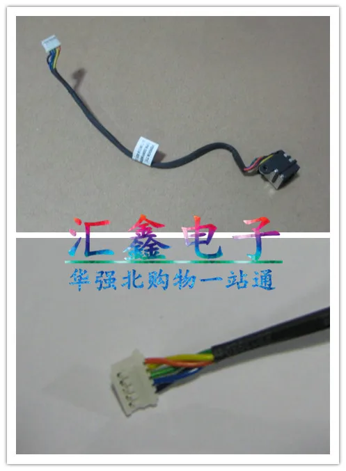 

For Dell A840 A860 1014 1015 1088 PP38L PP37L Power Interface Head with Cable DC-IN