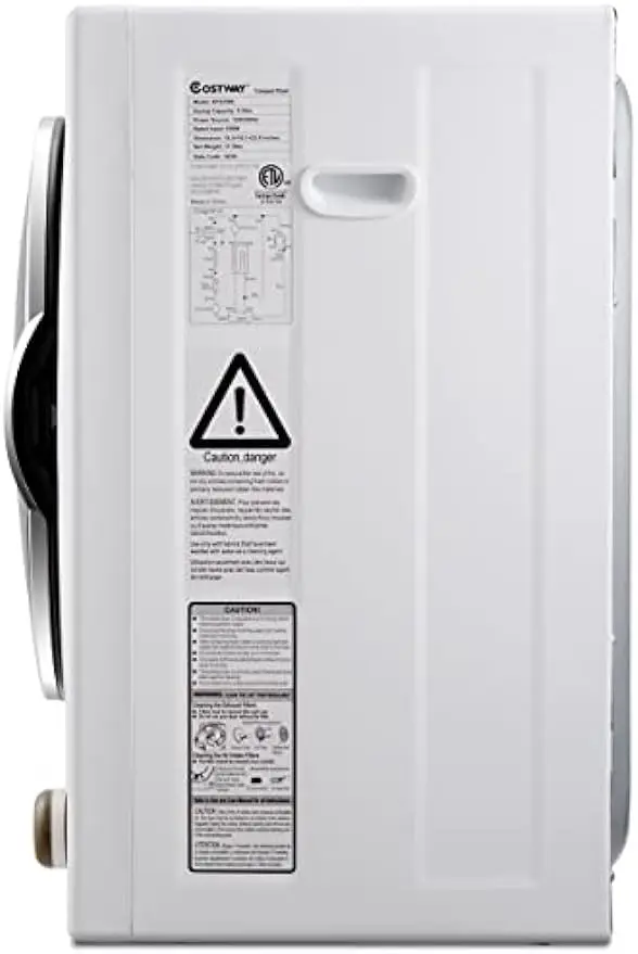 Electric Tumble Dryer, Sliver Dryer Machine  Clothes Drying Machine