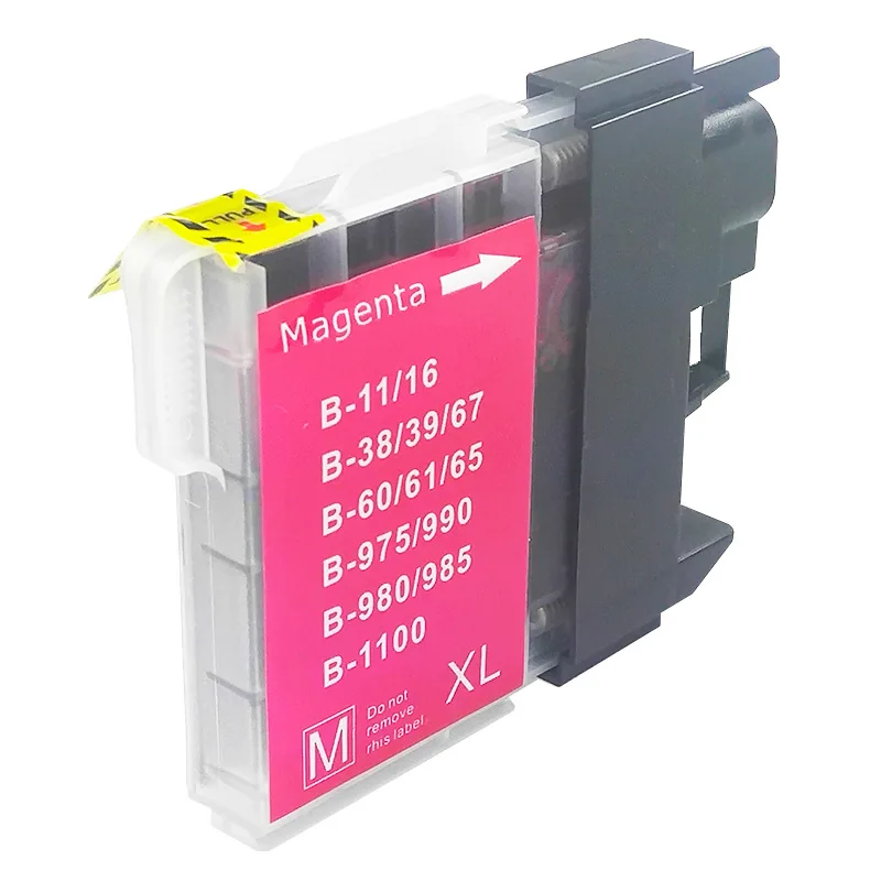 LC38 LC39 LC61 LC65 LC980 LC985 LC990 LC1100 Ink Cartridge for Brother DCP-J125 185C 195C J315W DCP-145C 185C 385C 535 Printer