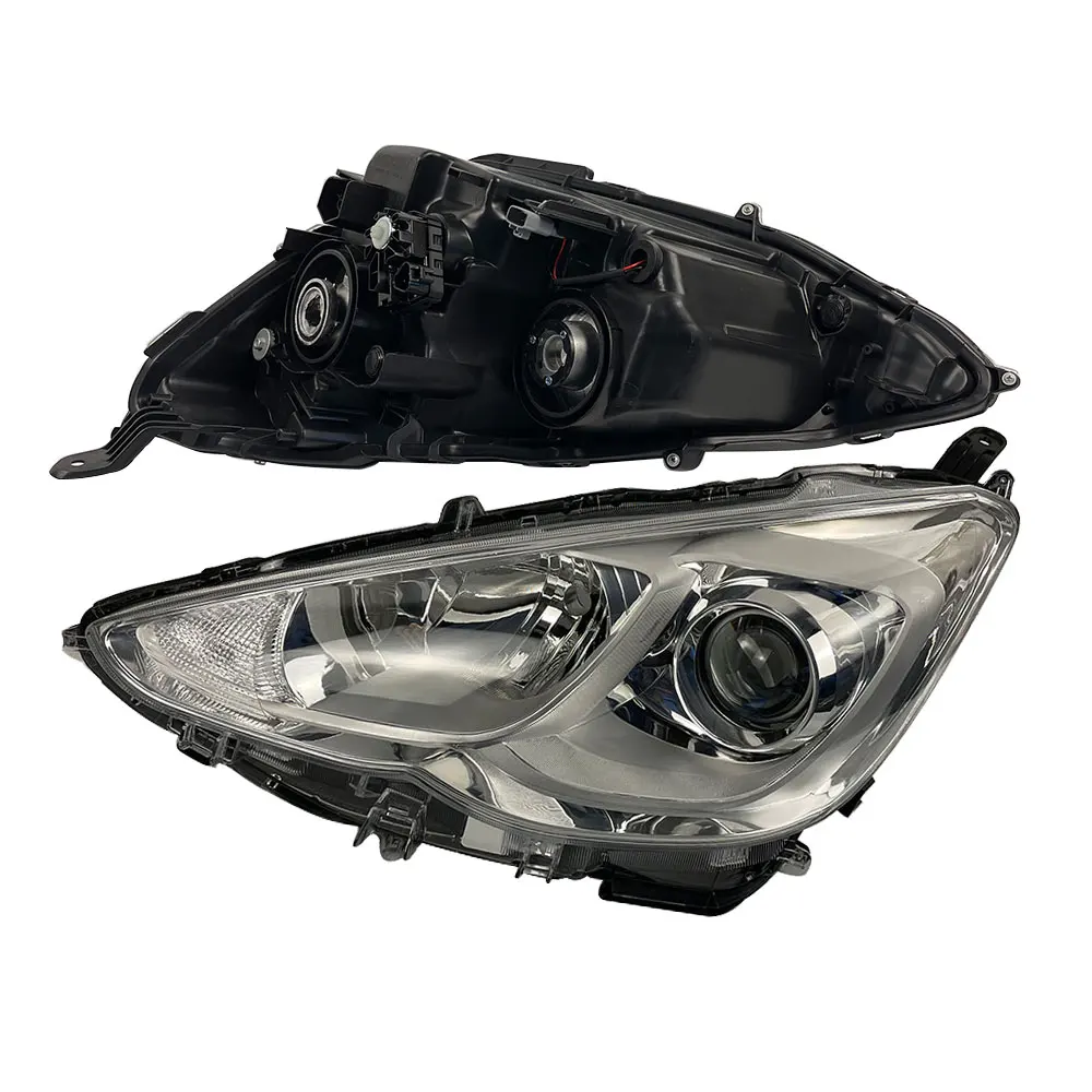 A Pair Lens Headlights For Toyota Aqua 2015 2016 2017 Year Electric Dimming Left and Right Head Lamp