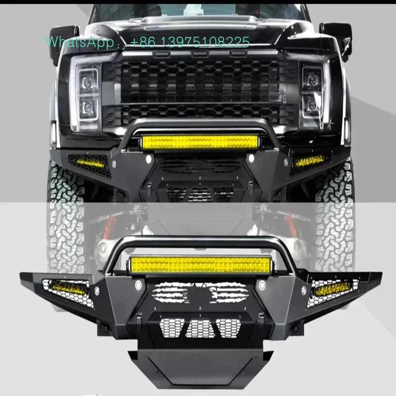 

Автомобильная металлическая защита бампера в стиле Raptor, улучшенная, износостойкая деталь