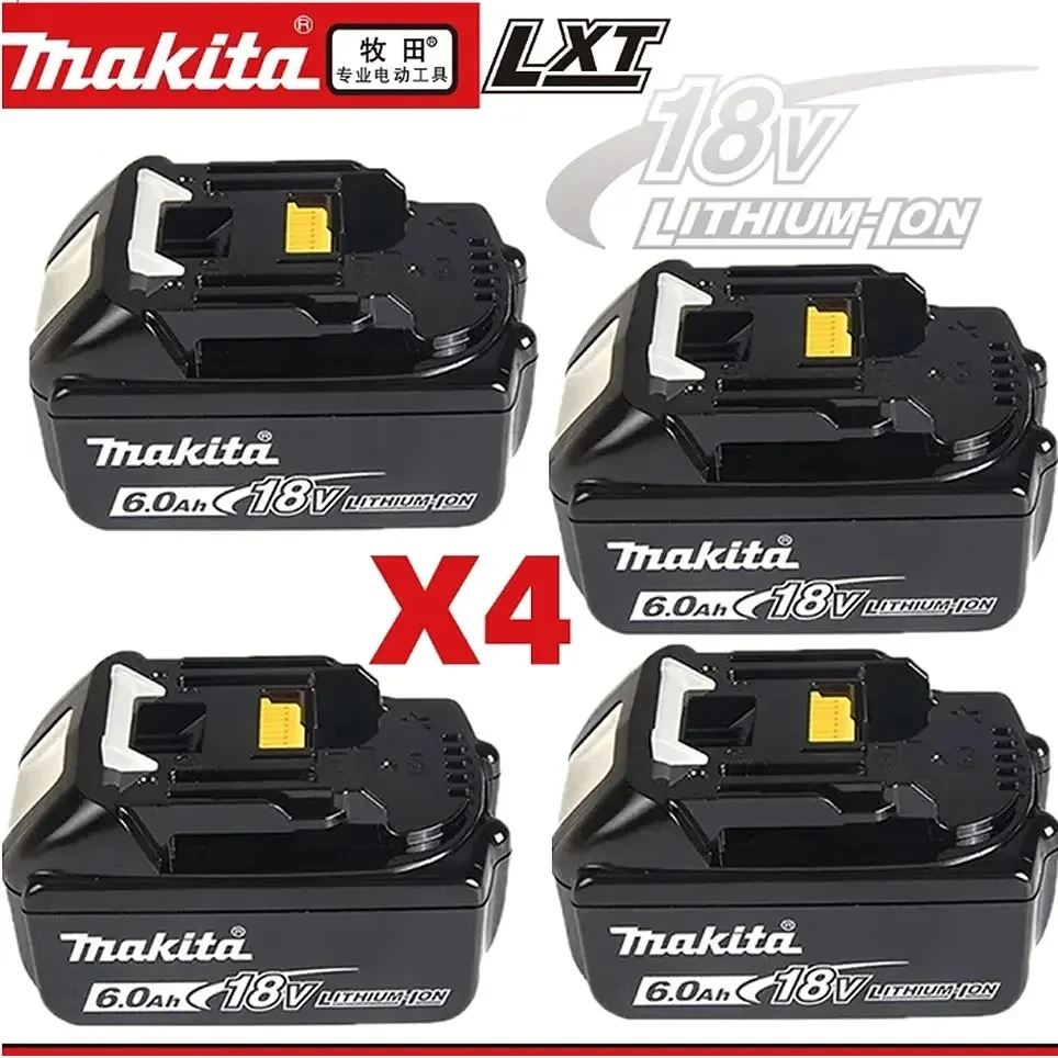 Makita Original Lithium ion Rechargeable Battery 18V 6000mAh 18v 6.0Ah drill Replacement Battery BL1860 BL1830 BL1850 BL1860B