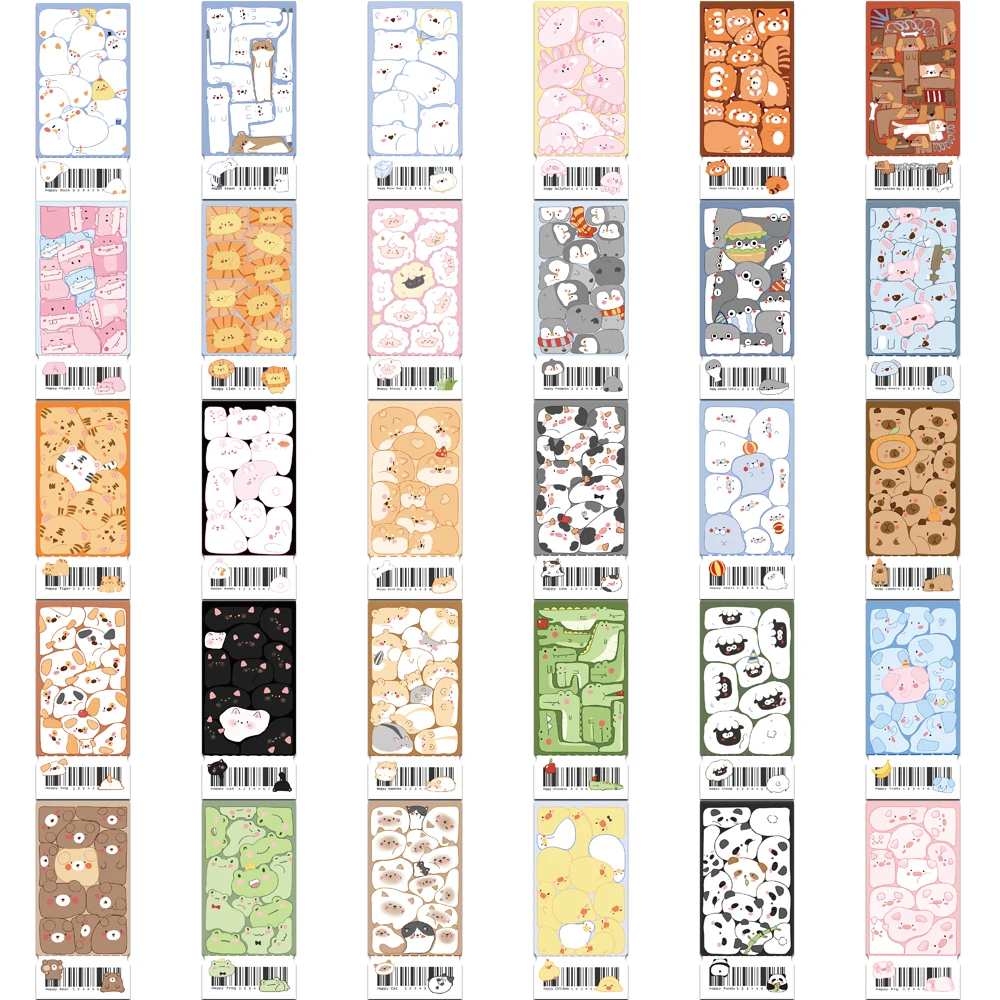 30pcs Originality Animal Bookmarks Kawaii Magnetic Book Clips Reading Items Page Stationery Office Supplies