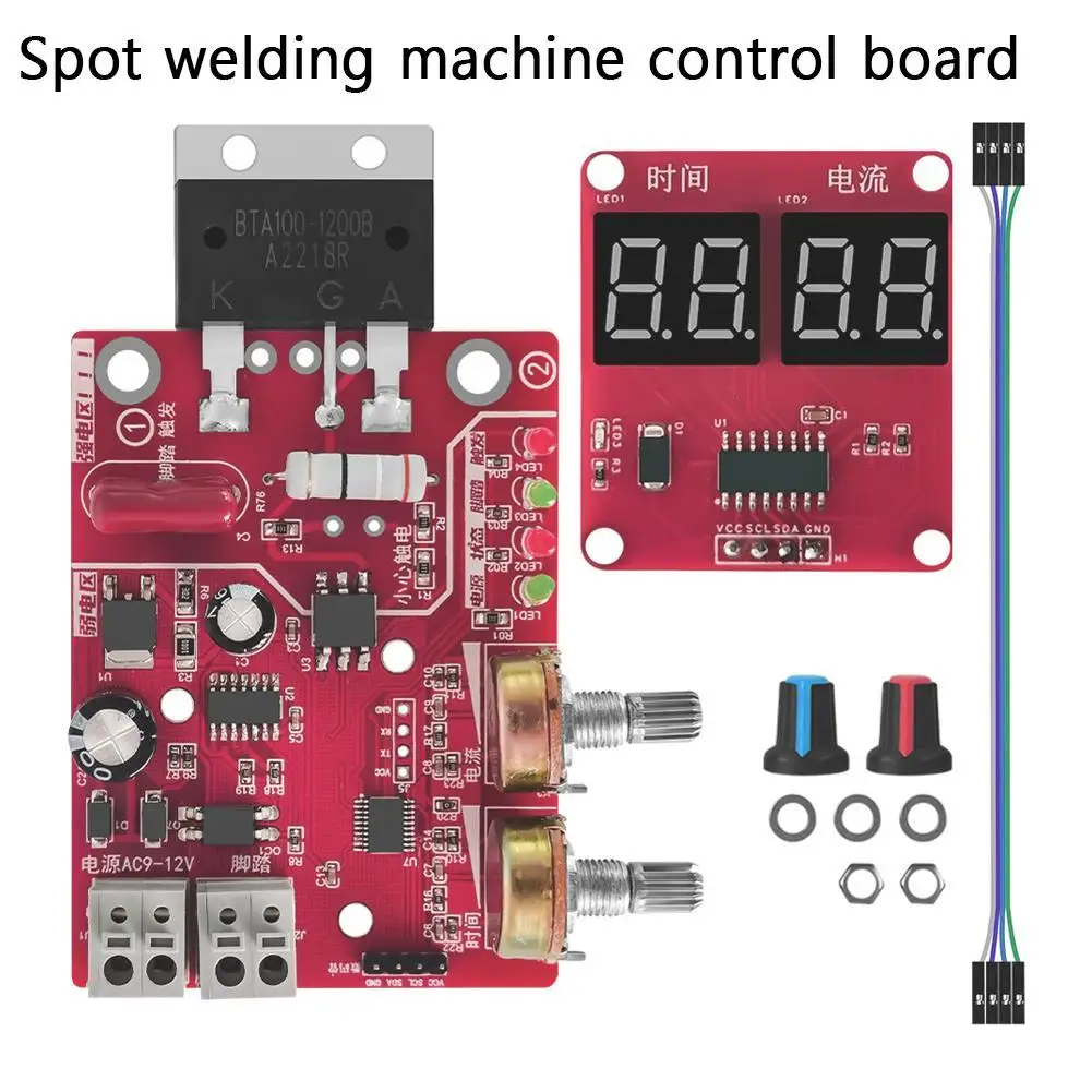 

For The NY-D01 Spot Welder Control Panel, This Digital Display Adjusts Time And Current Spot Welding Machine Control Board