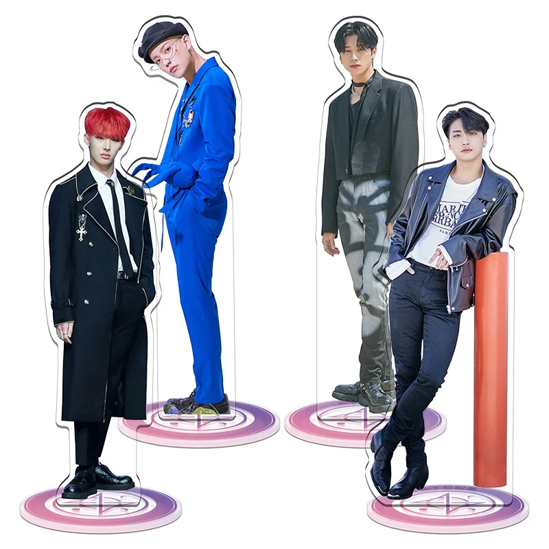 Imagem -03 - Kpop Ateez hd Carrinho de Acrílico Impresso Foto Figuras pé Desktop Suporte Decorativo San Jongho Yunho Yeosang Fãs Coleção Presente