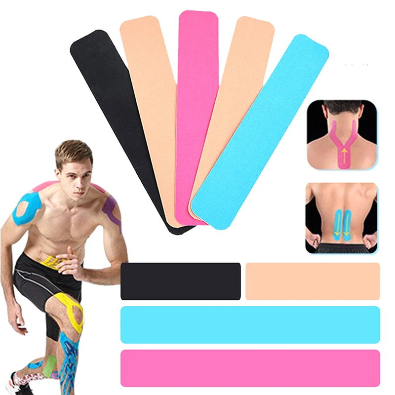 20Pcs Kinesiology Tape Pro Athletic Sports Waterproof Elastic Adhesive Tape Muscle Pain Relief Joint Support