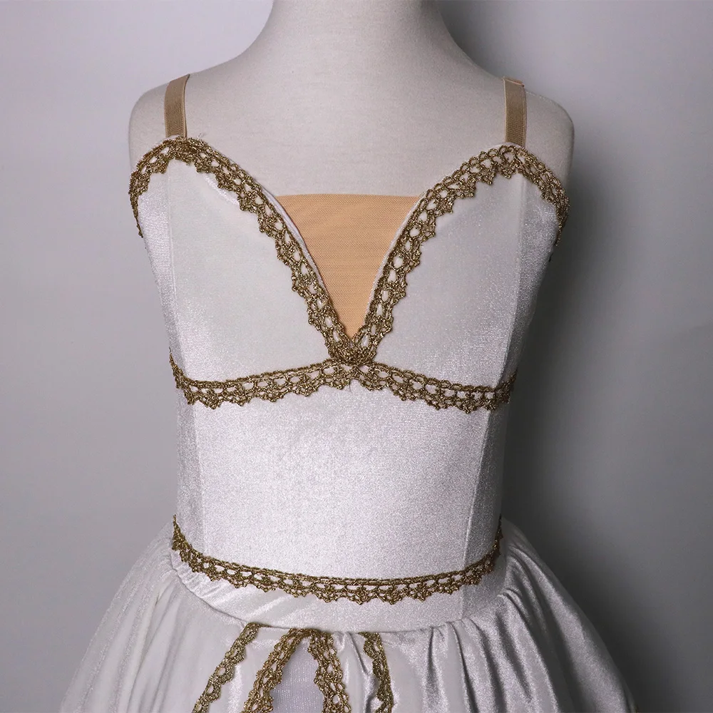 Nowa profesjonalna sukienka baletowa dla dorosłych dzieci Spódnica Tutu Długa sukienka dla dziewczynek Kostiumy taneczne dla kobiet Sukienka baleriny