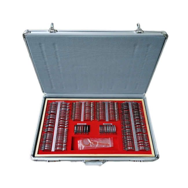 JS-232 High Quality Progressive Trial Lens Set Premium Optics Instruments with Aluminum Case with 232 Pcs