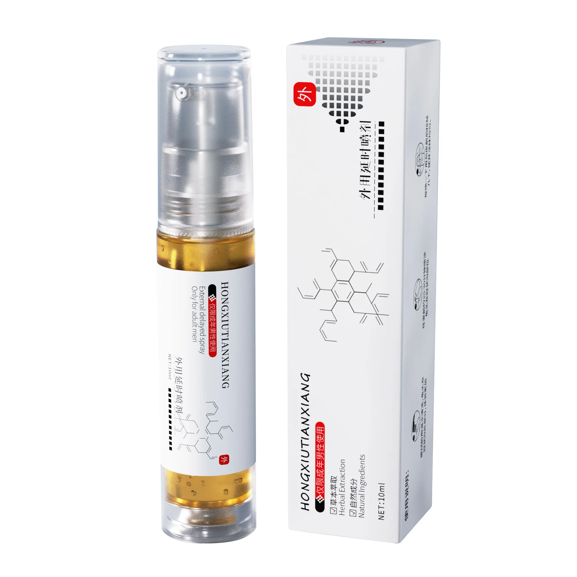 External Delay Spray 10ml Fun Ignite Passion Experience Unforgettable Pleasure Fantasy Free Ride Delay Sex Spray for Men
