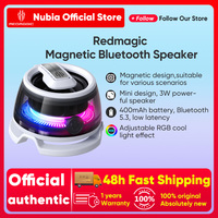 Redmagic Magnetic Portable Bluetooth Speaker 400mAh Battery Mini Sound Box Bluetooth 5.3 RGB Light Phone Holder Desktop Speaker
