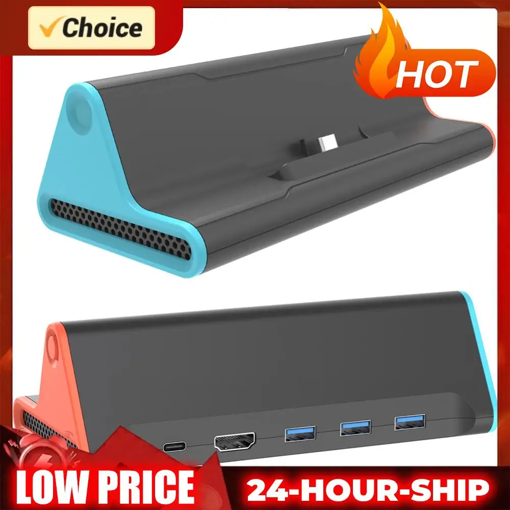 

Адаптер-док-станция для портативной 4K-телевизионной приставки NS2, USB3.0, зарядная подставка для игровой консоли, быстрая зарядка, адаптер-основание для консоли, игровые аксессуары