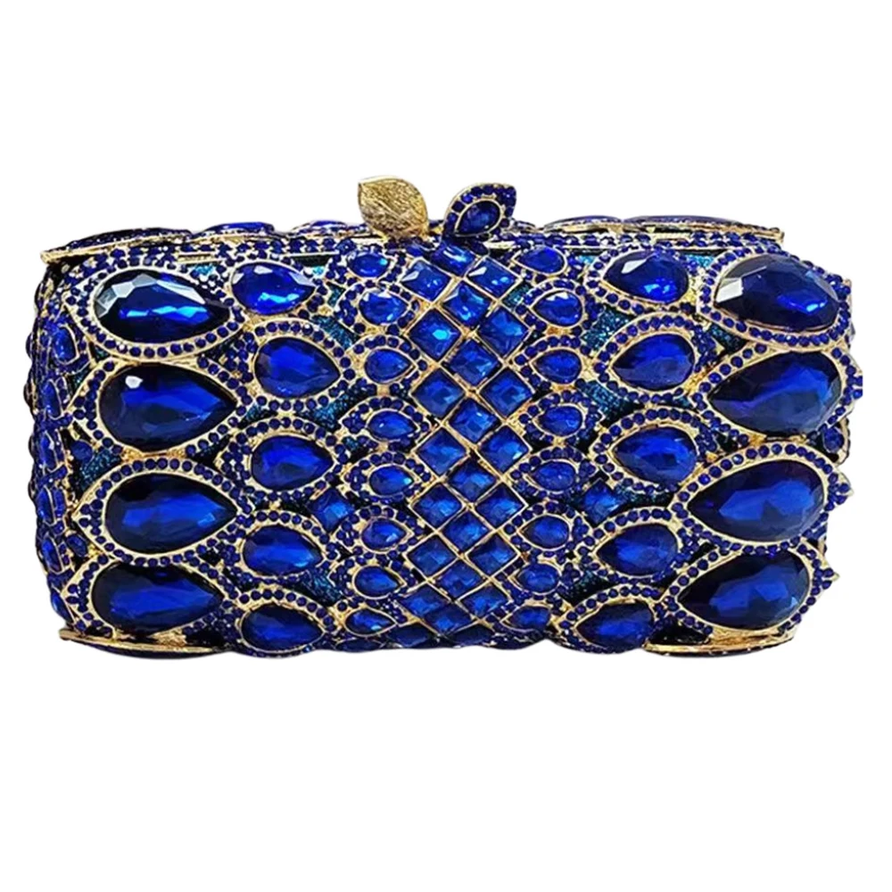 

WHTUOHENG Formal Crystal Purse ClutchEvening Clutches Bags Big Rhinestone Wedding Purses Luxury Diamond Party Prom Handbags