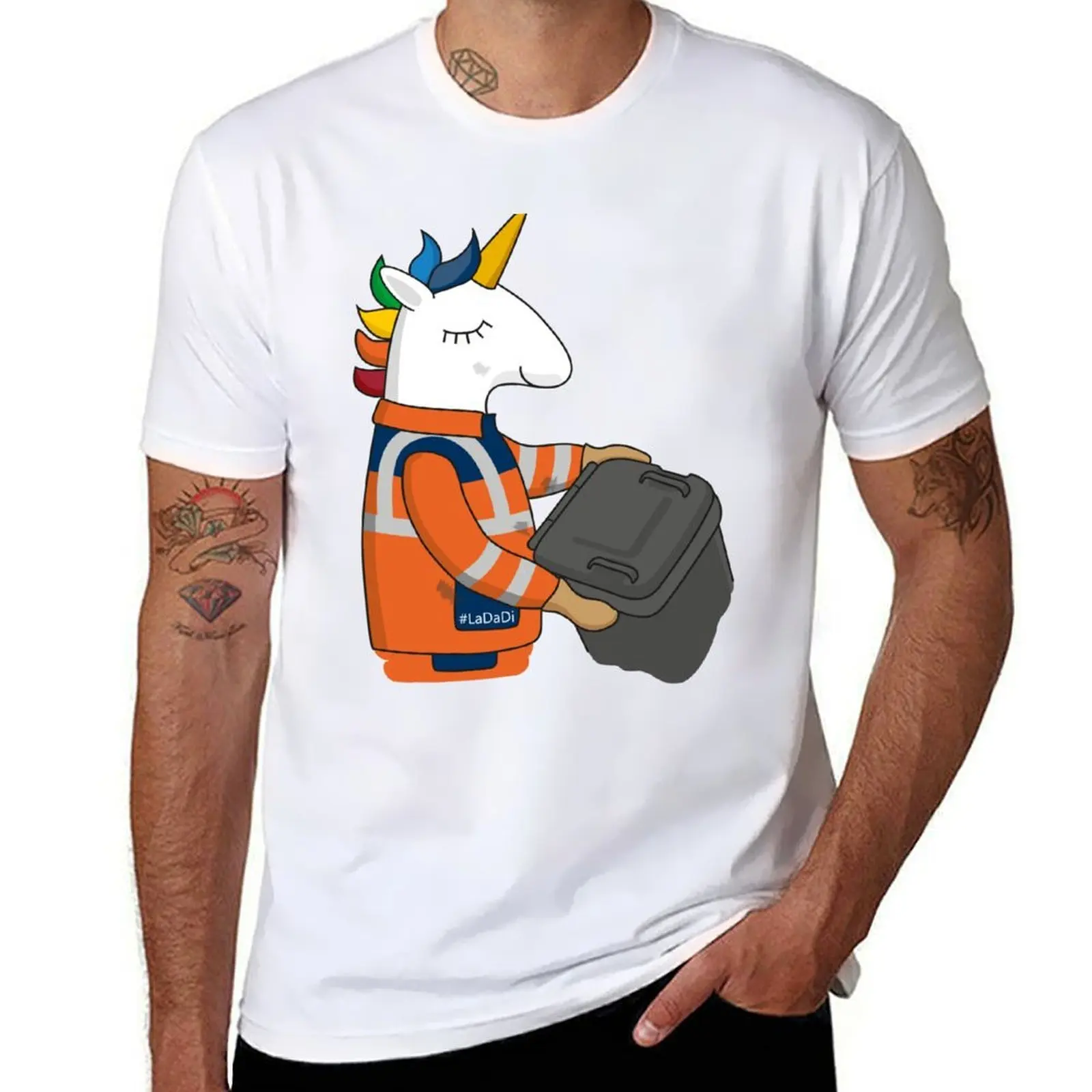 

Unicorn garbage collection T-Shirt man t shirt designer cotton t shirt pack T-Shirt
