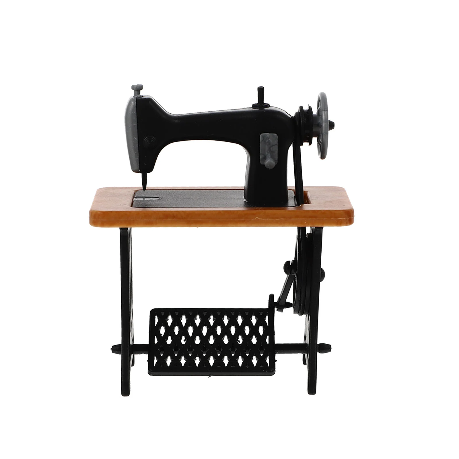 Sewing Machine Model Mini House DIY Decor Kids Machines Home Accessory Pretend Ornament