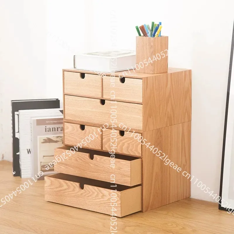 

Unprinted Wooden Desktop Storage Box, Drawer Storage Box, Wooden Storage Box, Office Environmentally Friendly