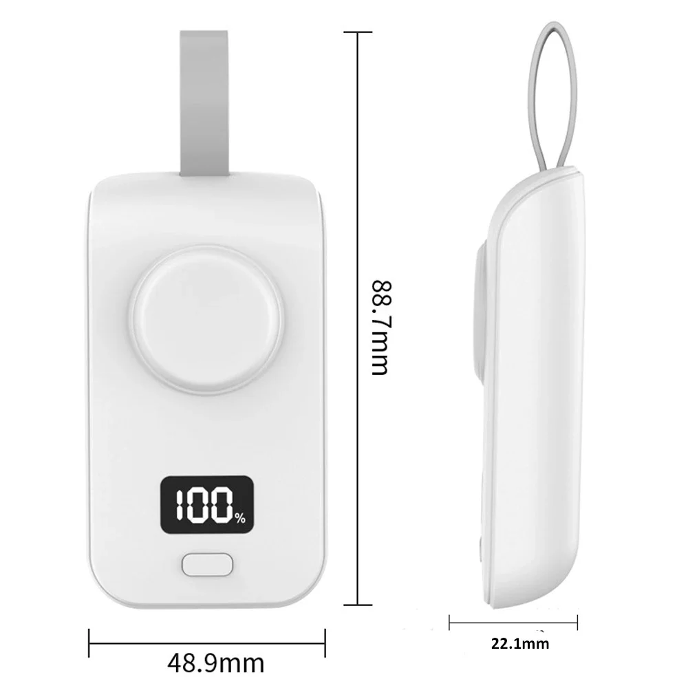 Portable Charger for Apple Watch,Wireless Magnetic iWatch Charger Travel Keychain Accessories Smart Watch Charger