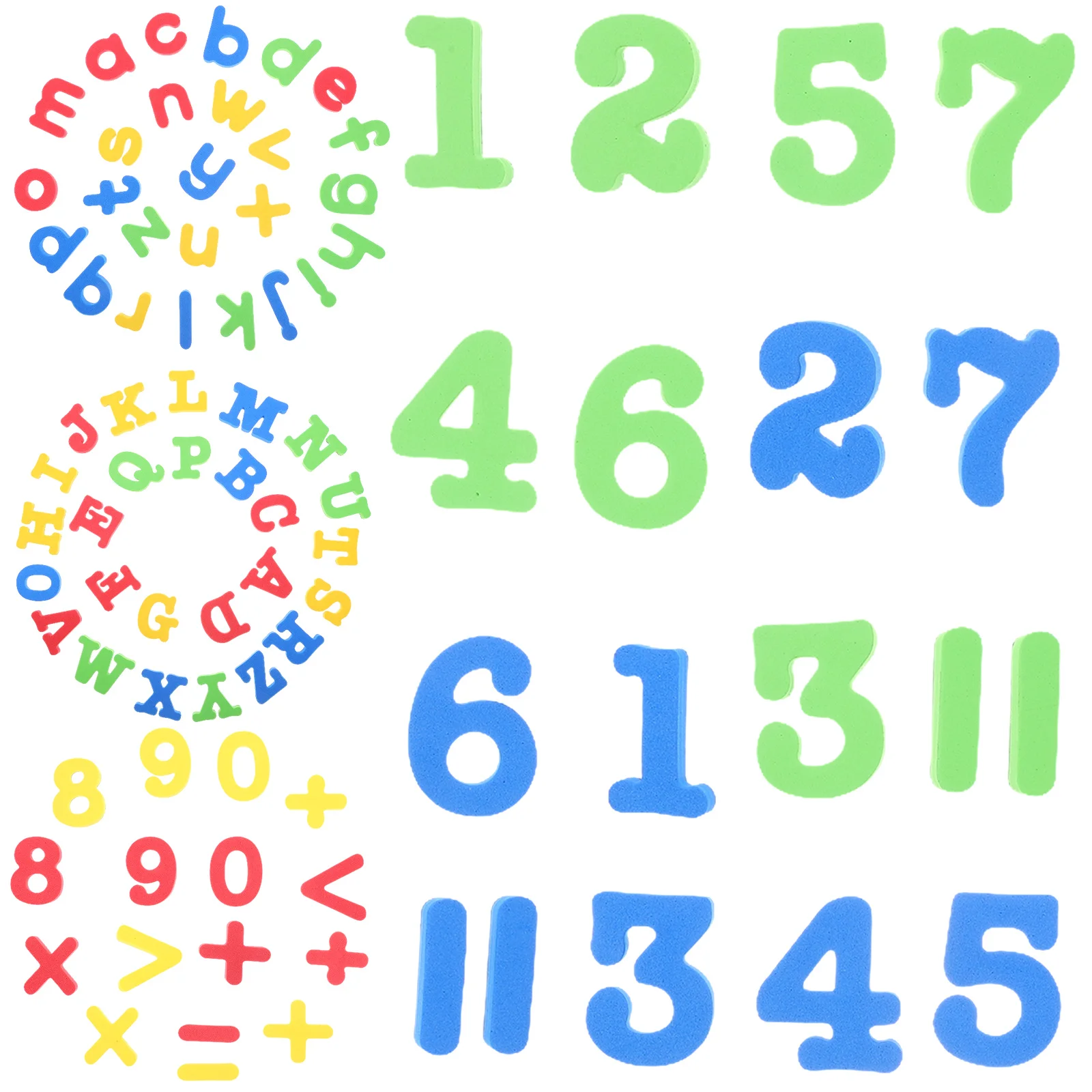 Magnetic Alphanumeric Letter Stickers Nail Alphabet Fridge Fine Eva Numbers For Classroom